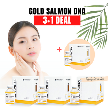 3 + 1 Deal Gold powdered Salmon DNA Serum 35ml