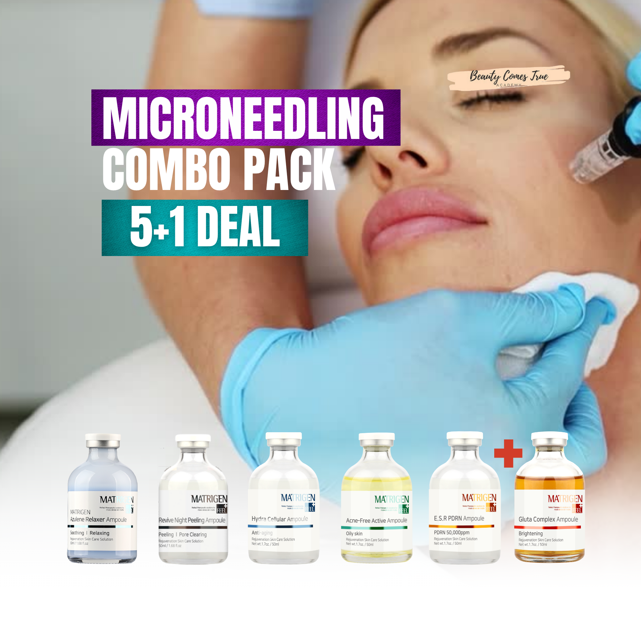 5+1 microneedling combo pack