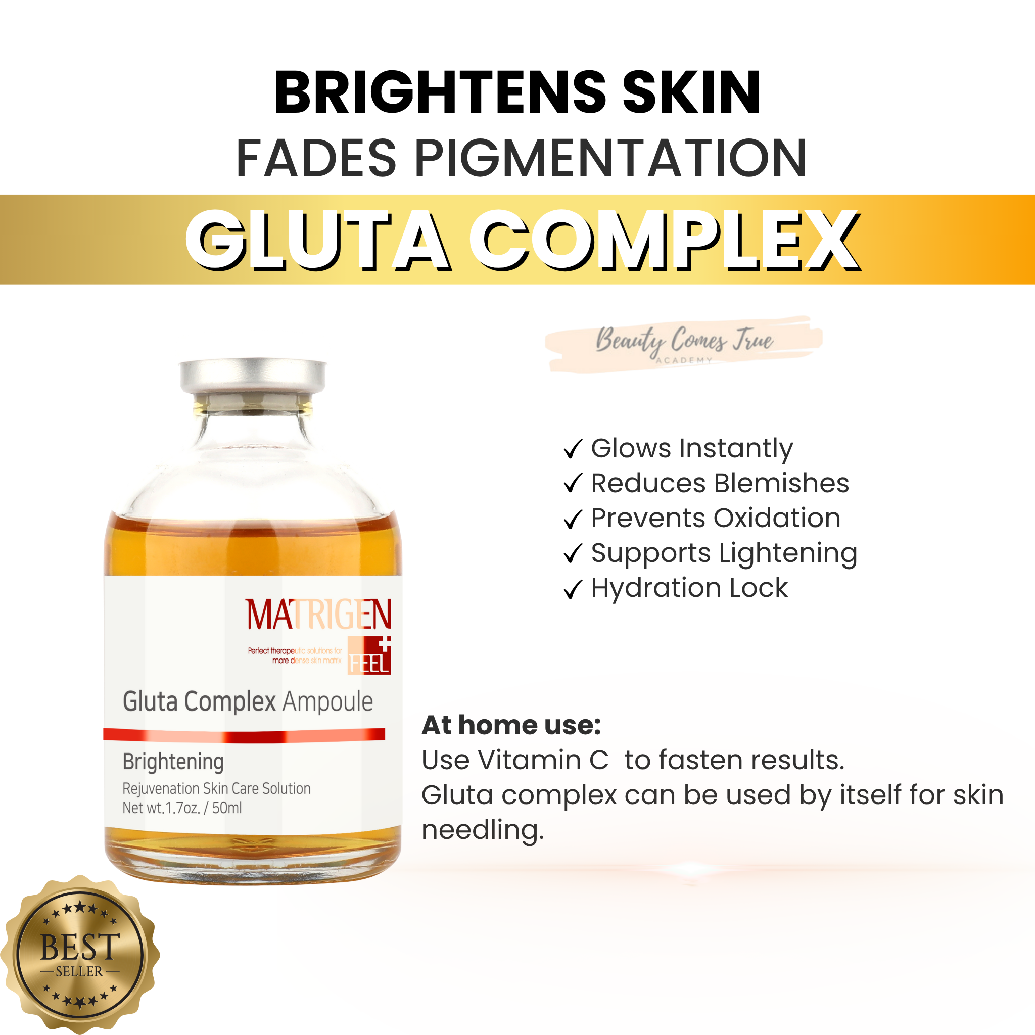 Gluta Complex Ampoule (skin  brightening & whitening)