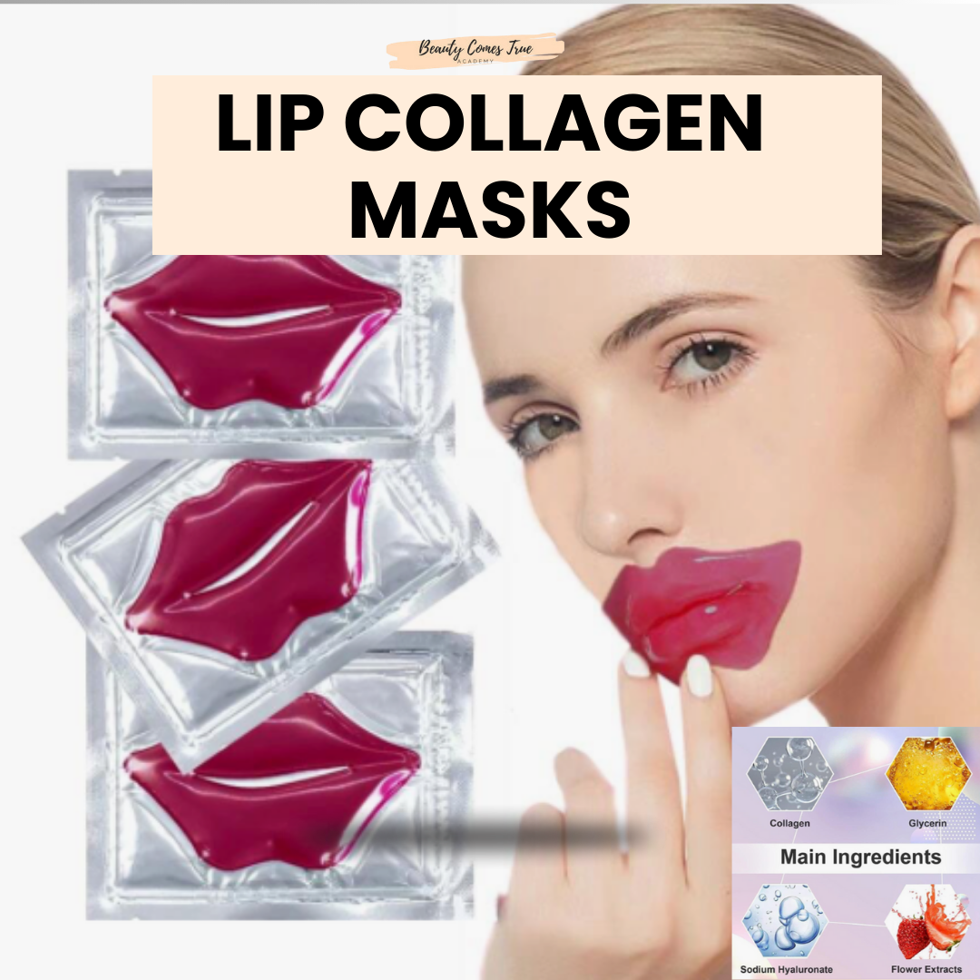 Lip collagen masks