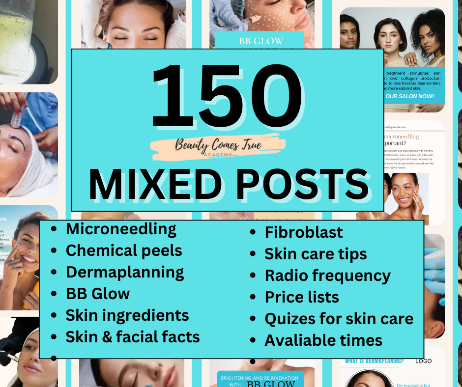 150 mixed social media templates