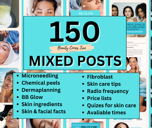 150 mixed social media templates