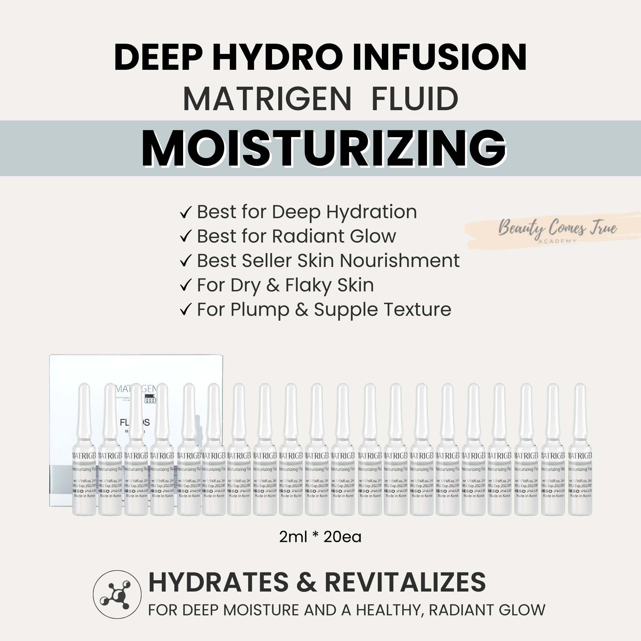 Moisturizing Fluid  2ml x 20