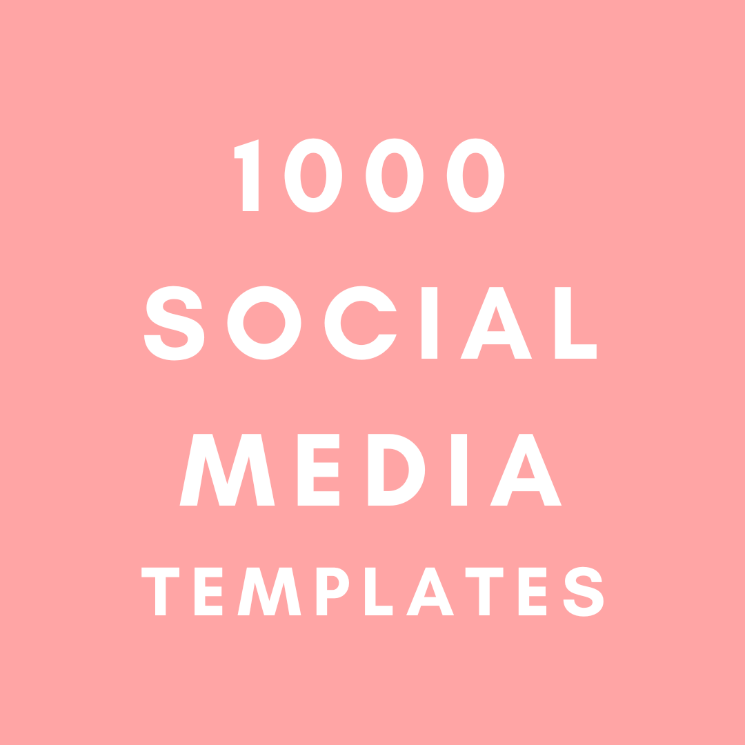 1000 social media templates