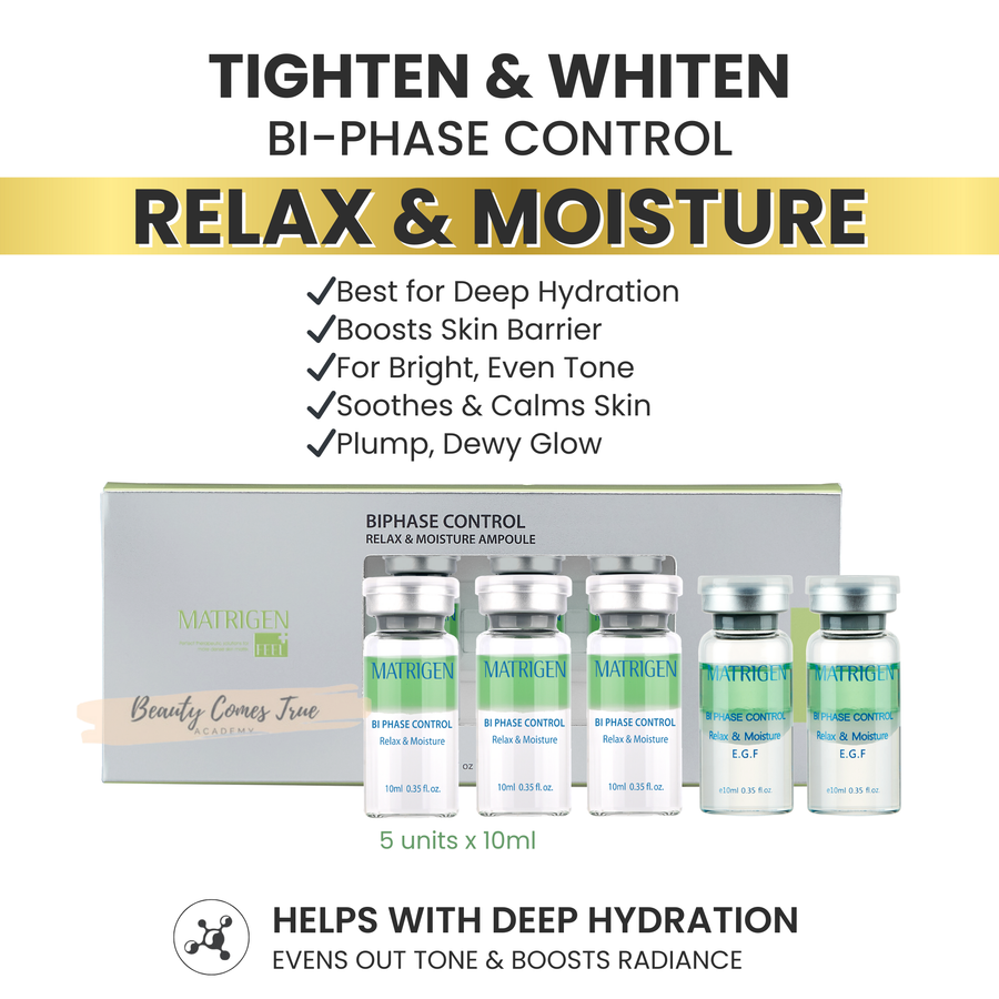 Matrigen Biphase Control Relax & Moisture EGF Ampoule