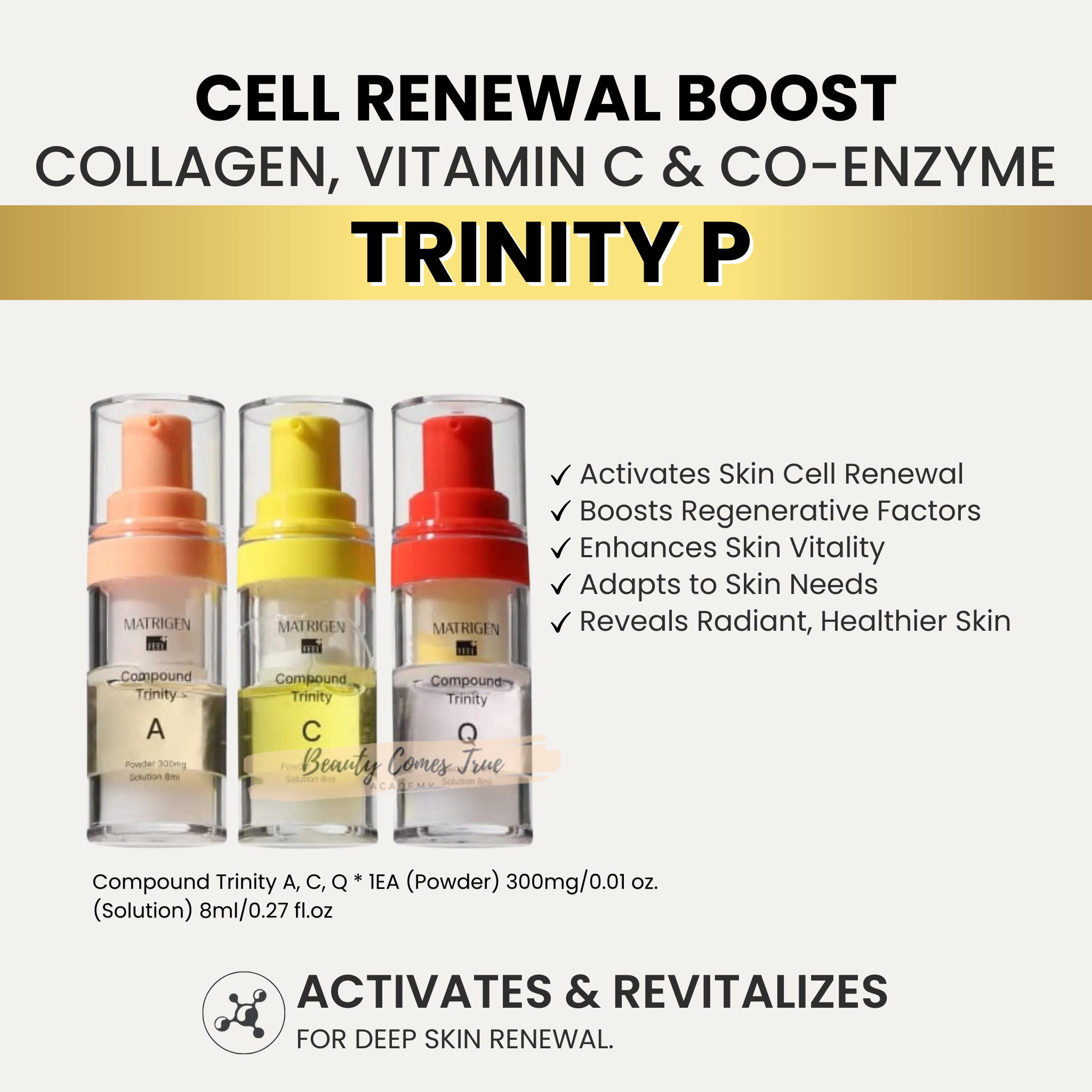 Trinity P - Collagen, Vitamin C & co-enzyme