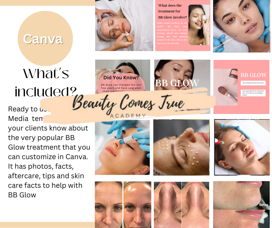 200 Hydrofacial social media templates