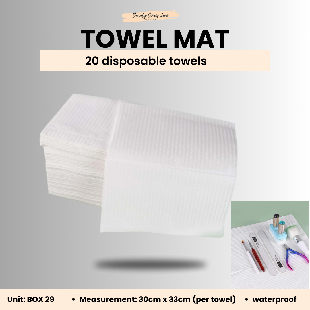 Disposable towel mat