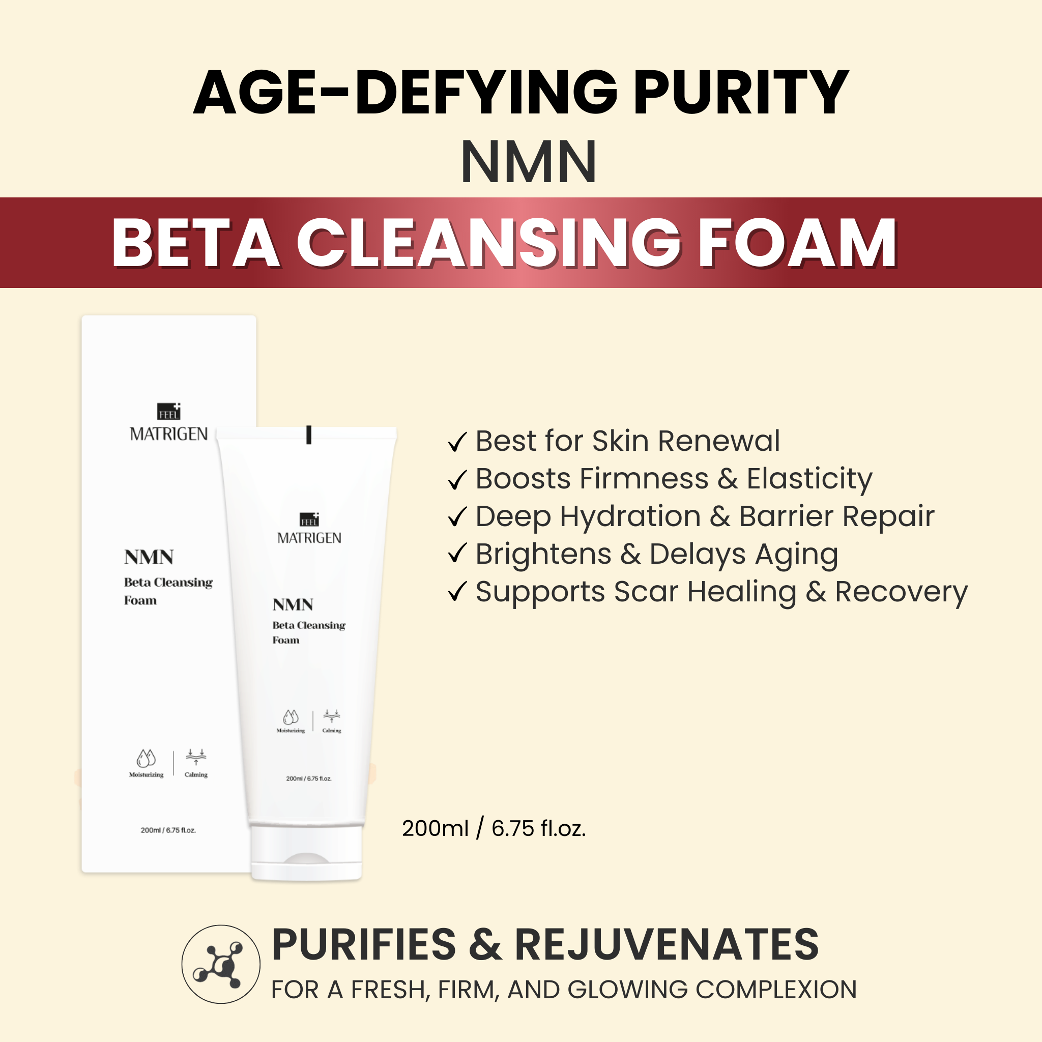 NMN Beta Cleansing Foam 200ml