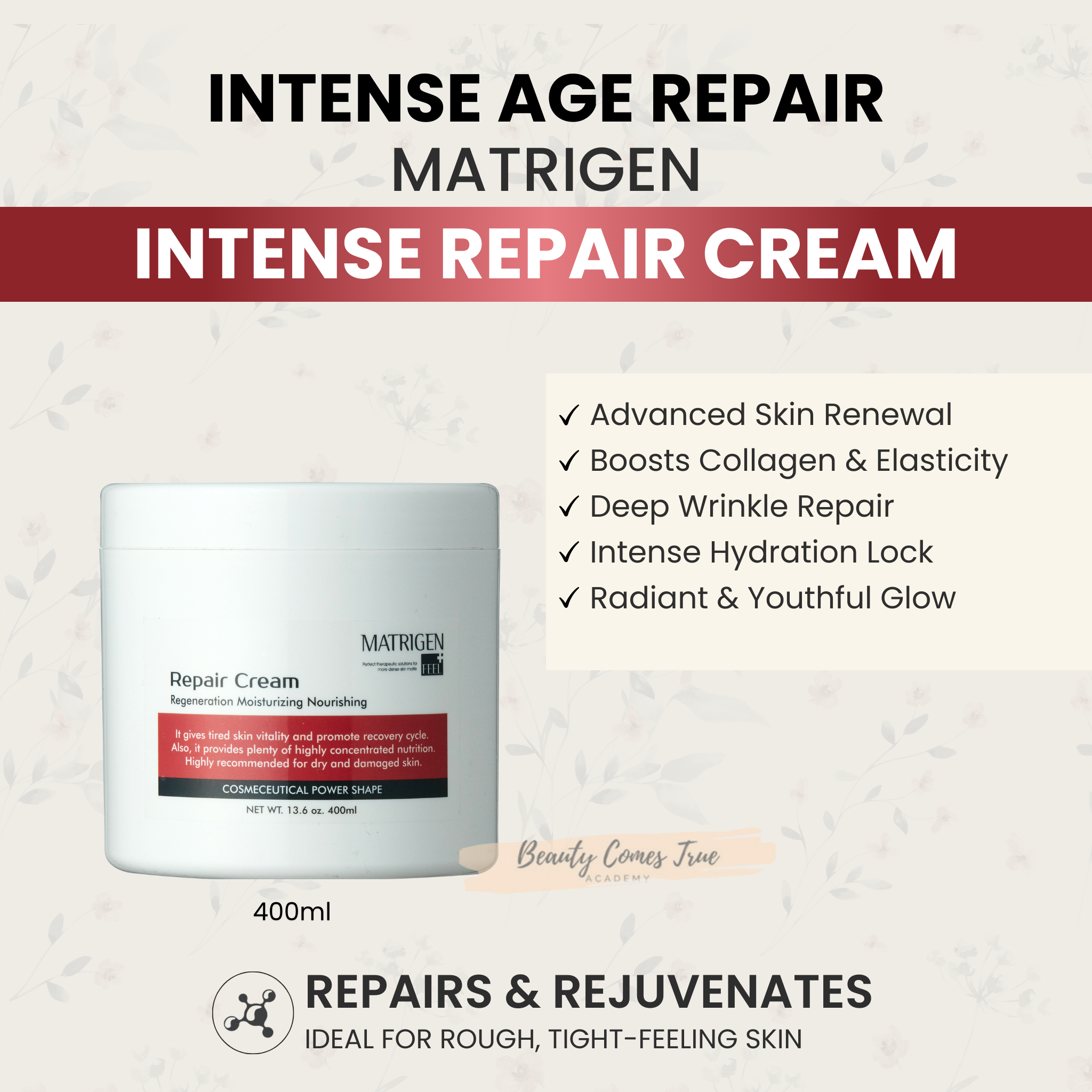 Repair cream 400ml (bulk salon size)