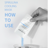 Spirulina cooling mask