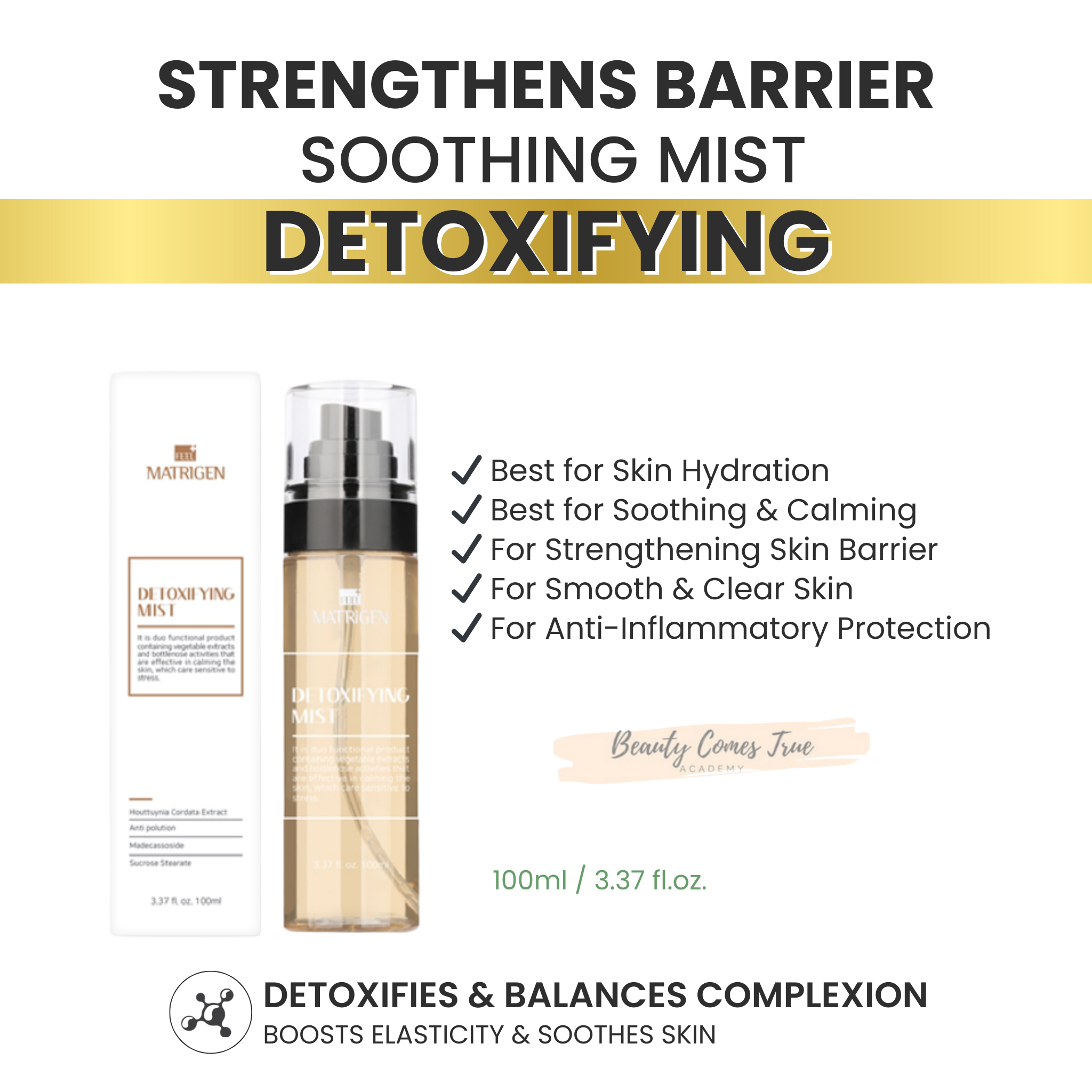 Soothing facial Mist Detoxifying