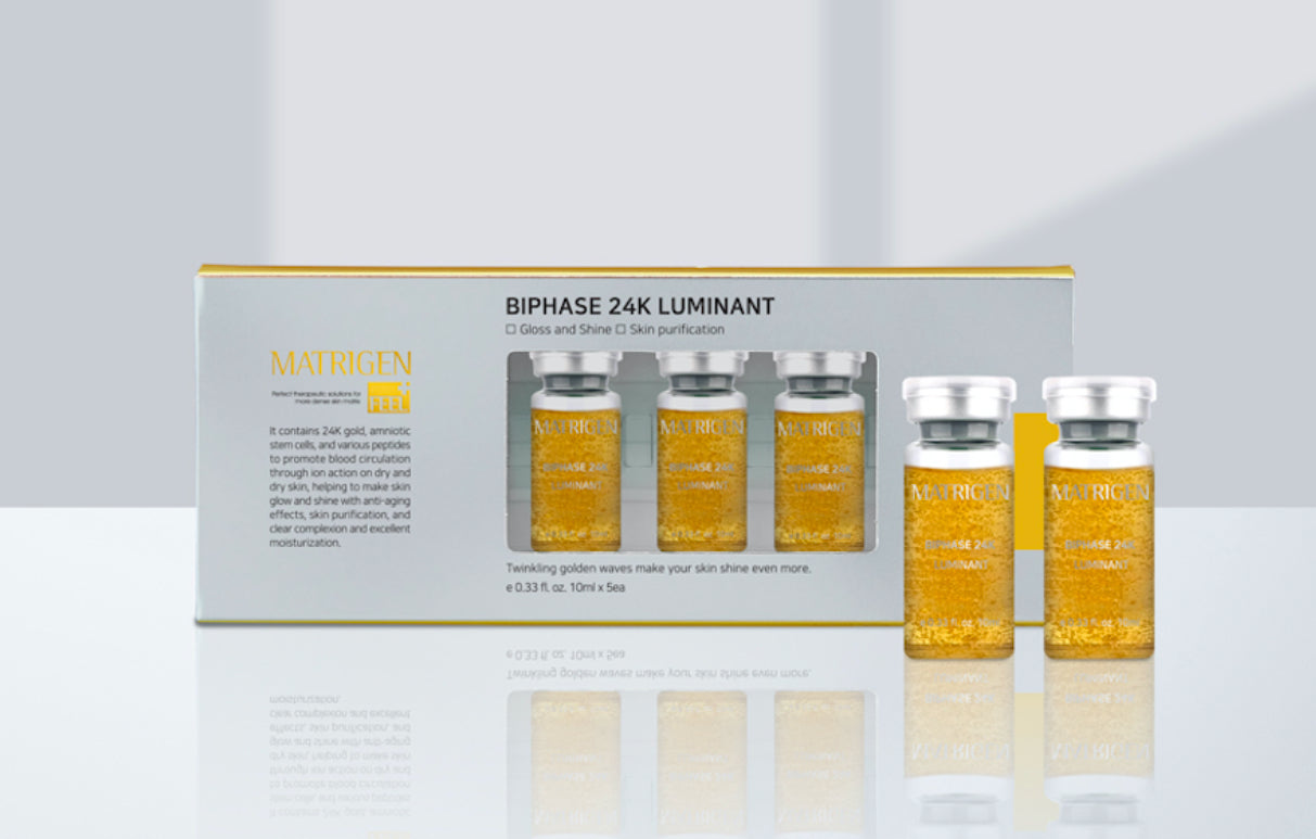 Bi-Phase 99.9% gold serum + stem cell 5 X 10ml
