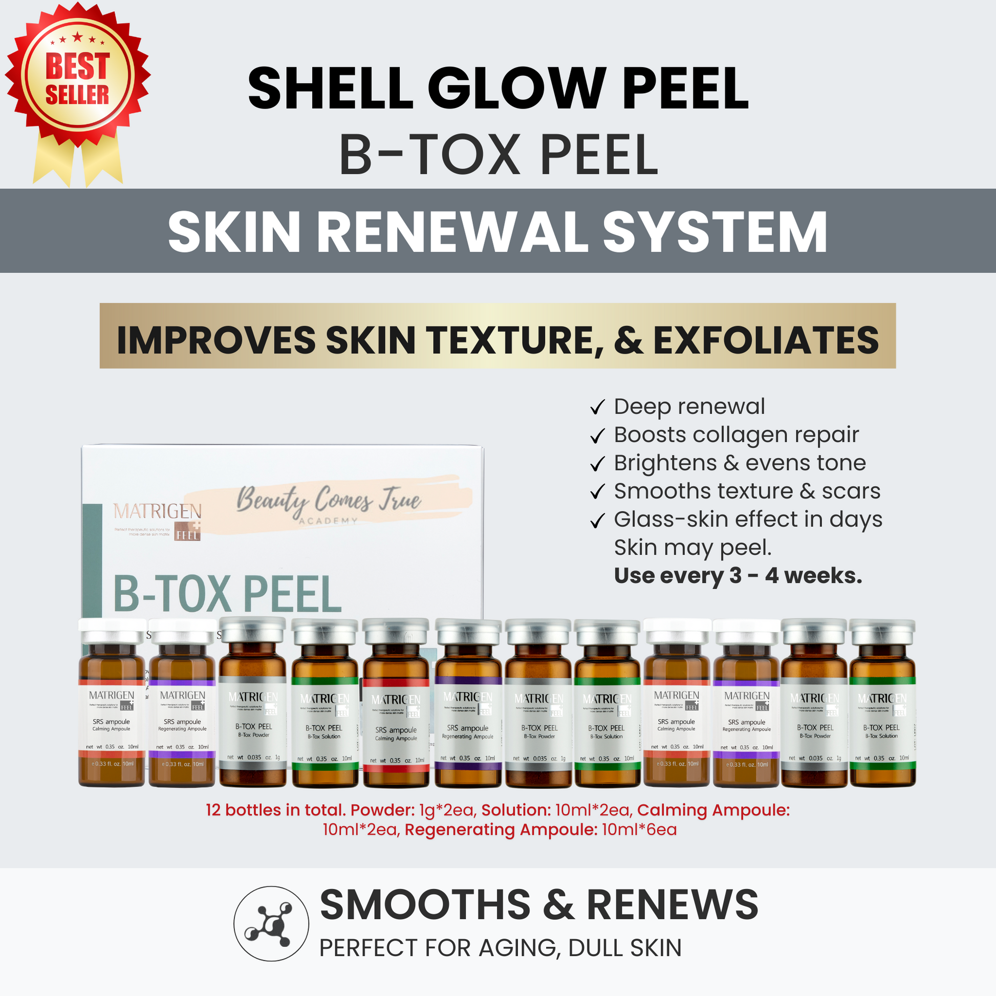 B-Tox peel Skin renewal program (green peel)