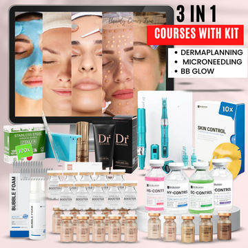 3 in 1 BB glow, Microneedling & Dermaplanning course (last kit)