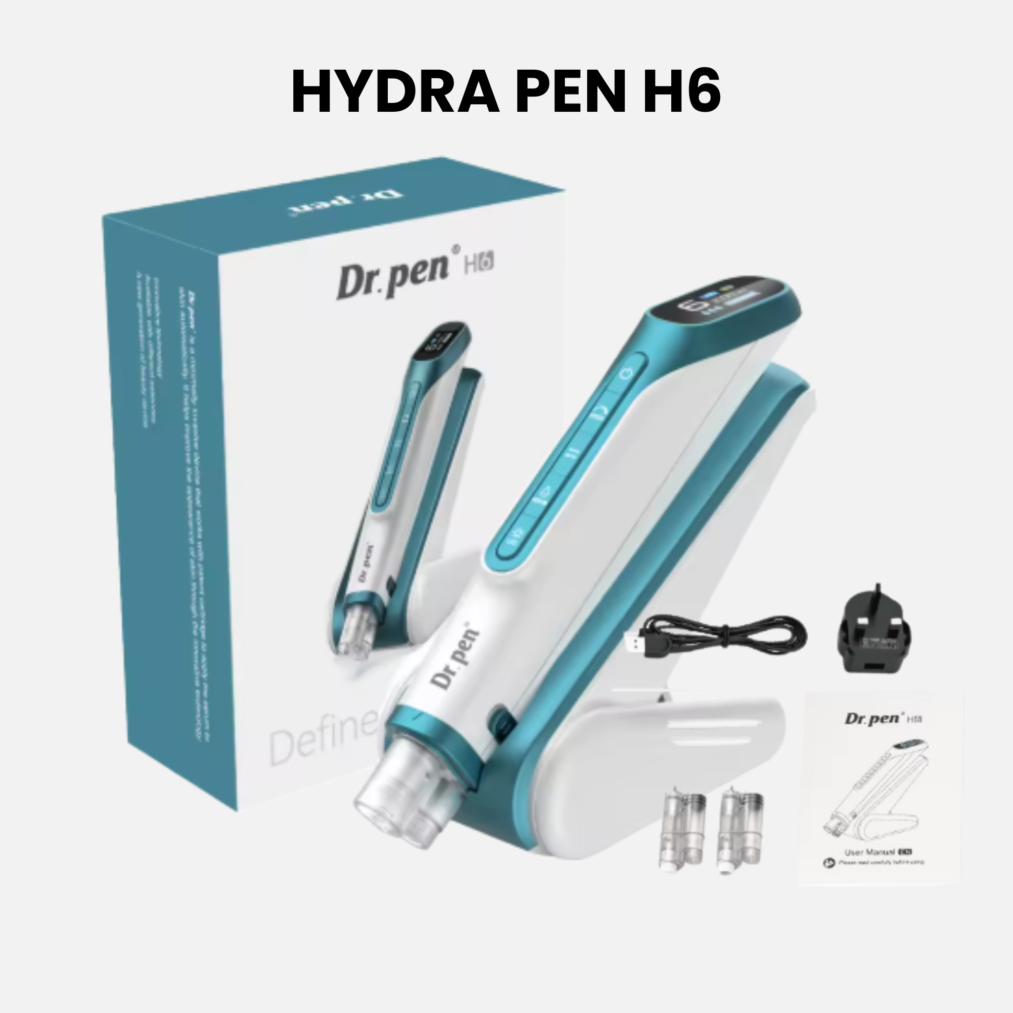 Hydra Pen H6 Advanced Serum Infusion Microneedling Pen with LED