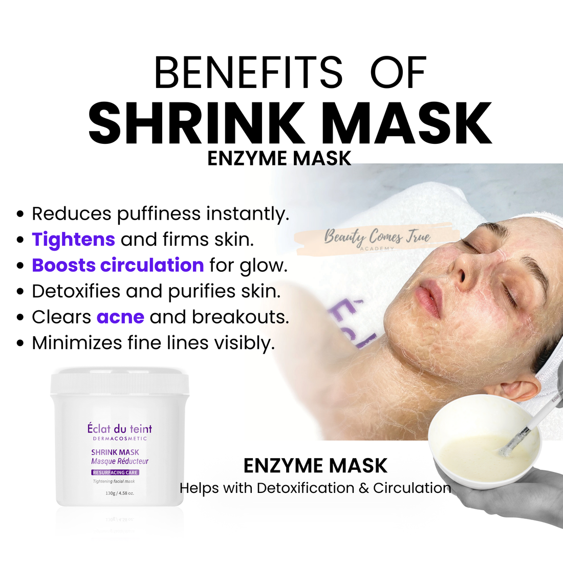 Shrink enzyme mask (opening price) 2 left