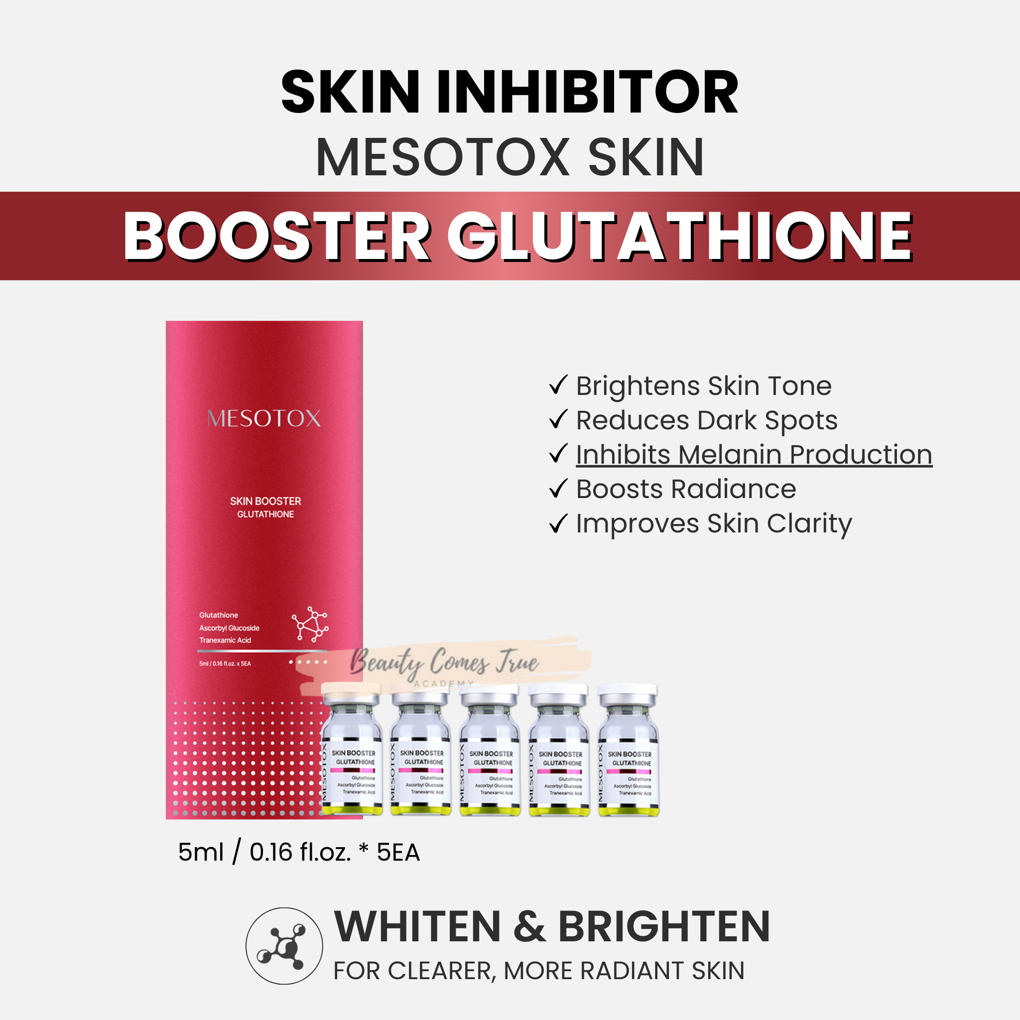 Skin Booster Glutathione (pigment inhibitor)