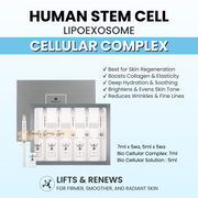 Human stem cell lipoexosome cellular complex