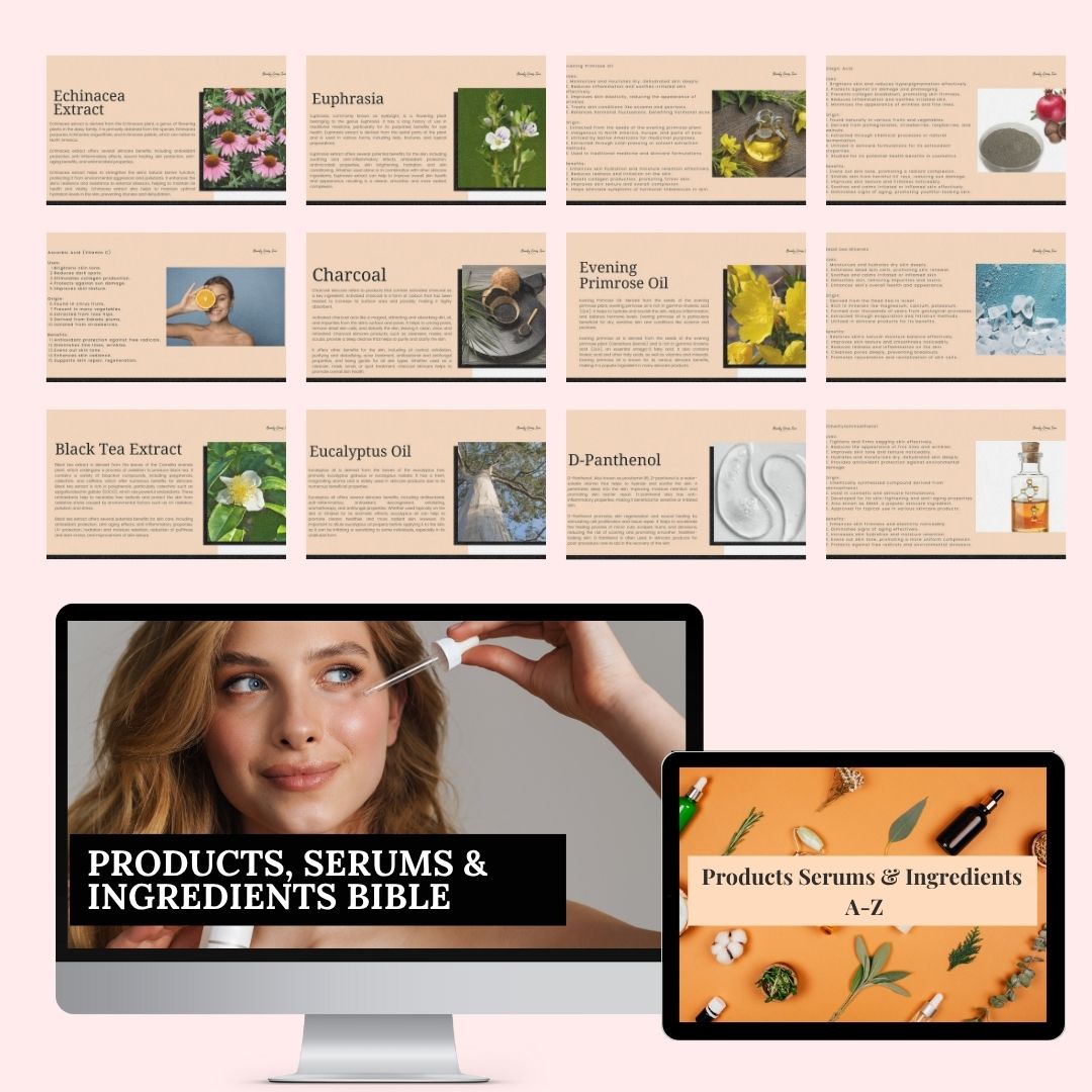 Skin care bible A - Z (over 500 pages)