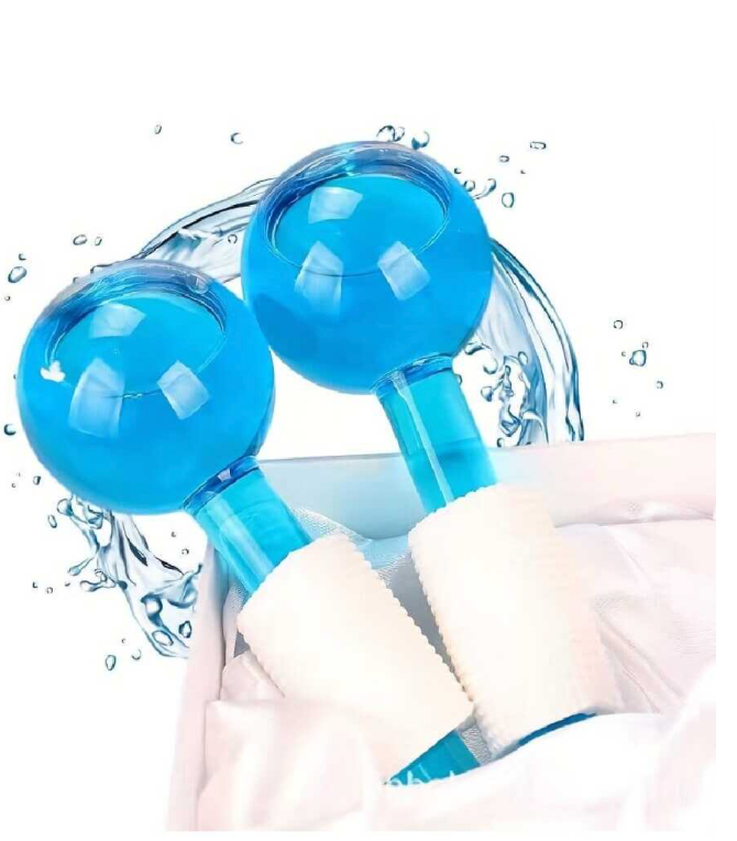 Ice globes pair blue ( 1 left)