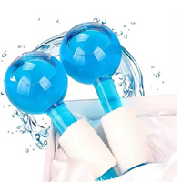 Ice globes pair blue ( 1 left)