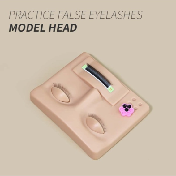 Eyelash training with eyelid