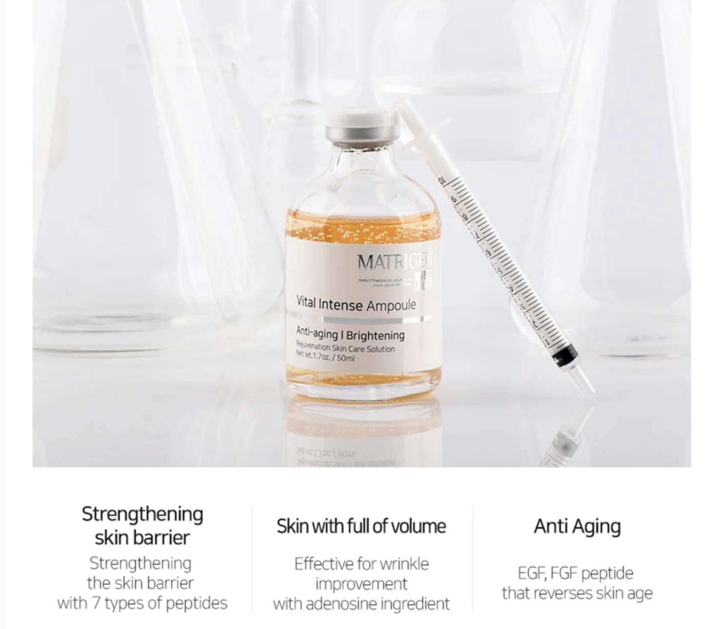 Vital Intense 50ml-  with 7 PEPTIDES