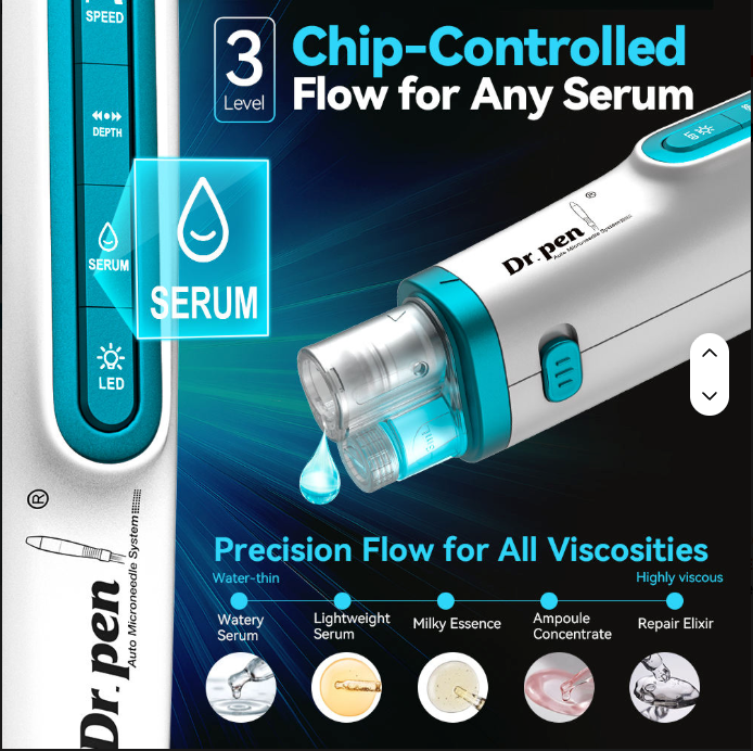 Hydra Pen H6 Advanced Serum Infusion Microneedling Pen with LED