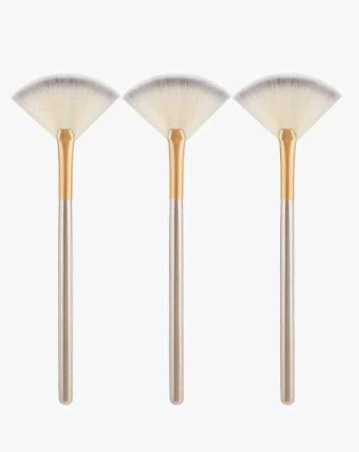 Foamy FLUFFY facial brush (mixed champagne + black)