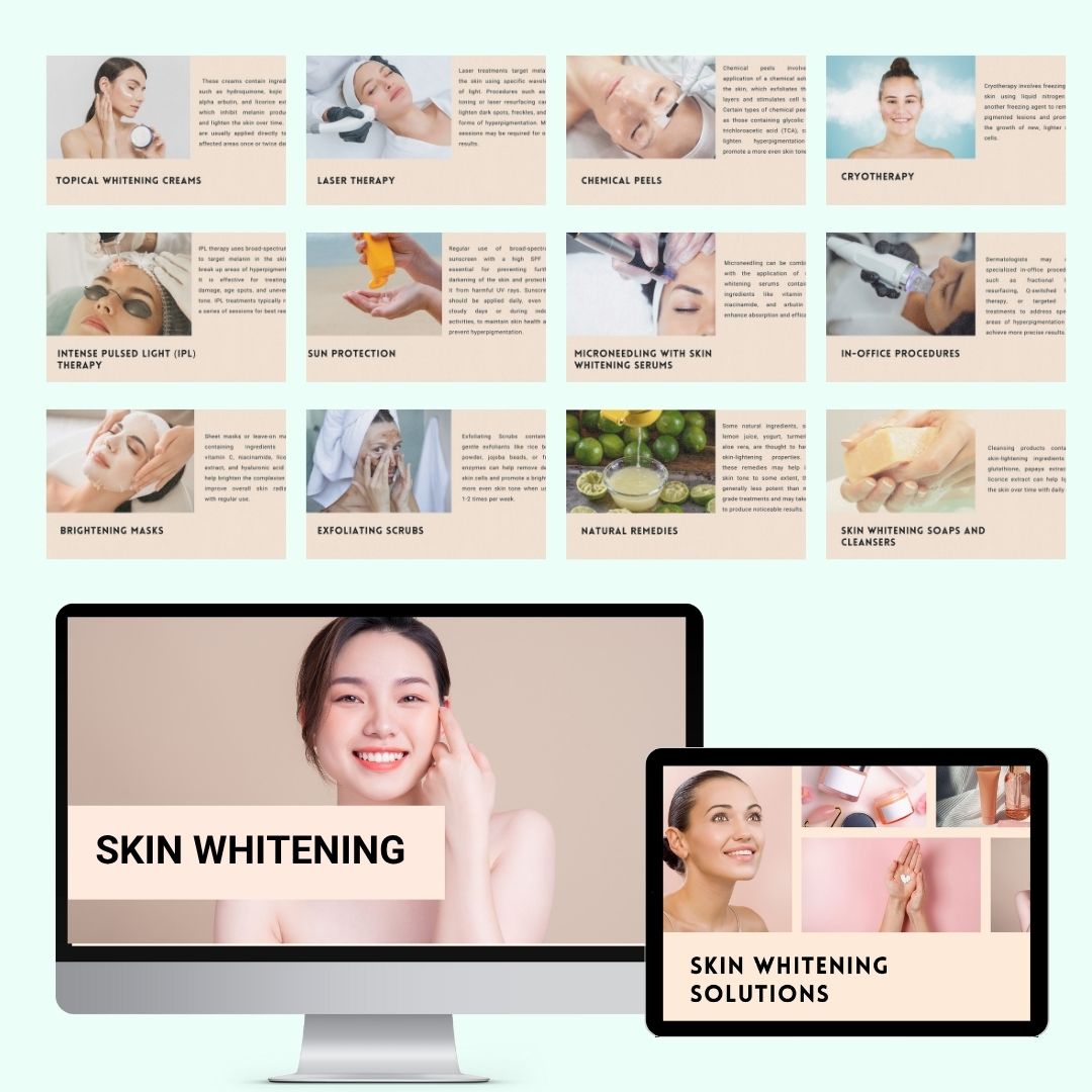 Skin Whitening Solutions Manual