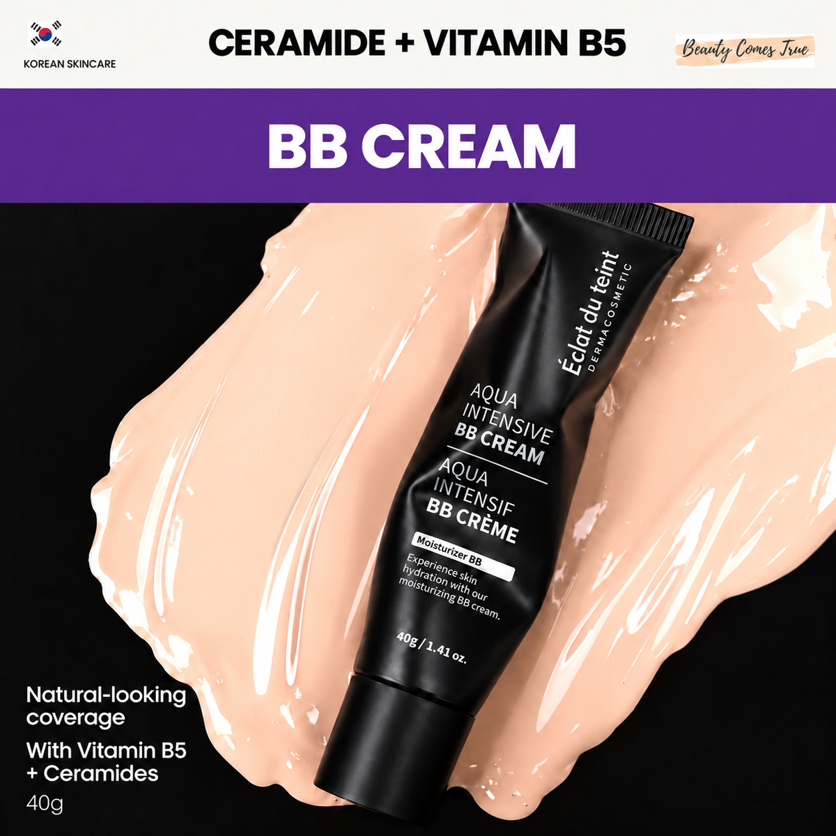 BB Cream with Ceramide and Vitamin B5 — Beauty Comes True