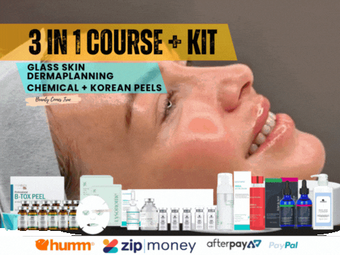3 in 1 Glass skin, Dermaplanning & chemical peel kit (1 left)