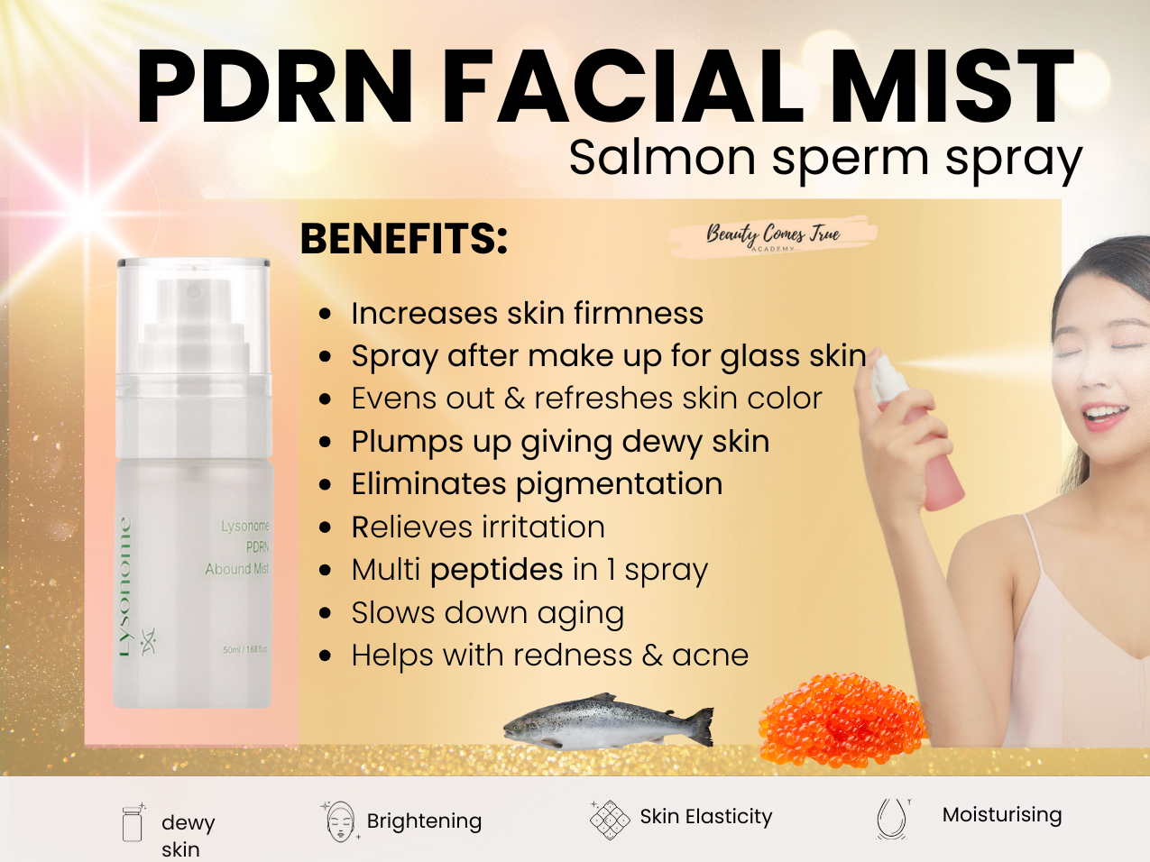 PDRN facial mist 50ml (multi peptides) Glass skin