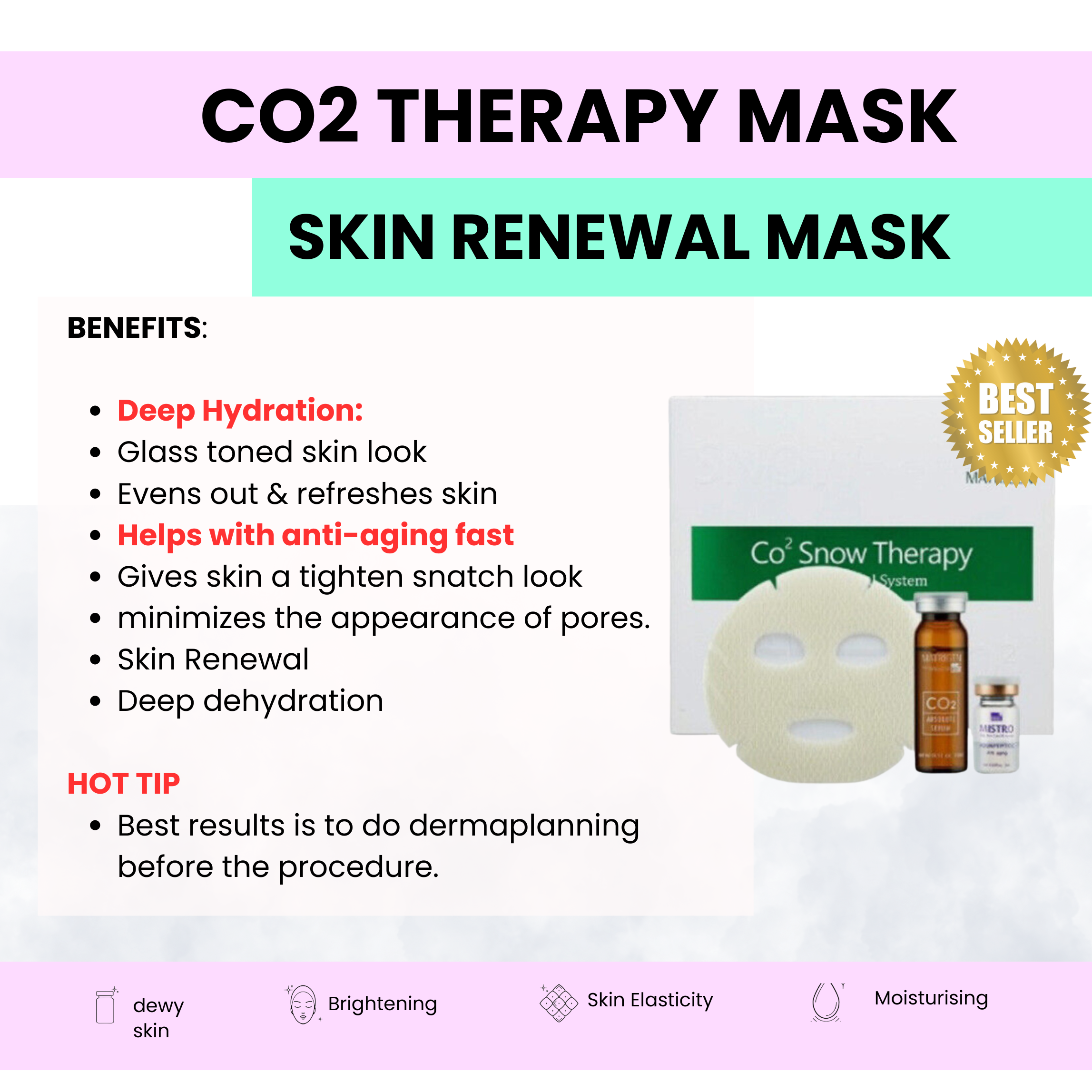 CO2 therapy mask (most popular)