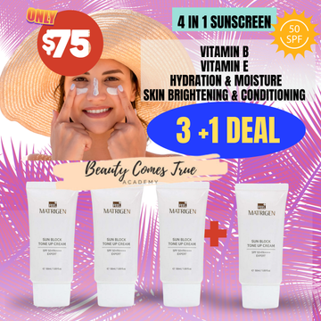 Sunscreen 3 + 1 Deal (with Vitamin B & E & Moisturiser)