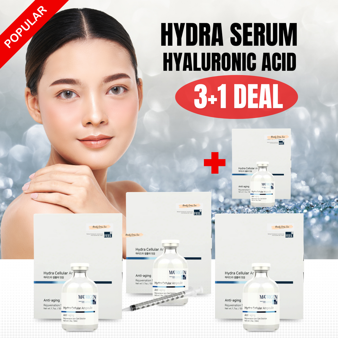 3 + 1 Hydra Serum 50ml (bigger size)