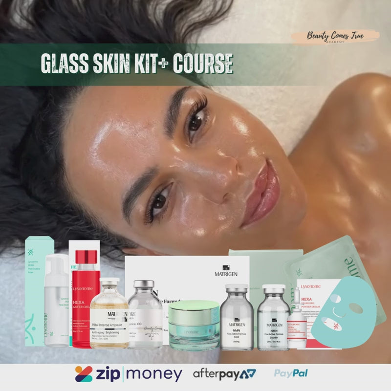Load video: Glass skin course + facial kit (new updated)