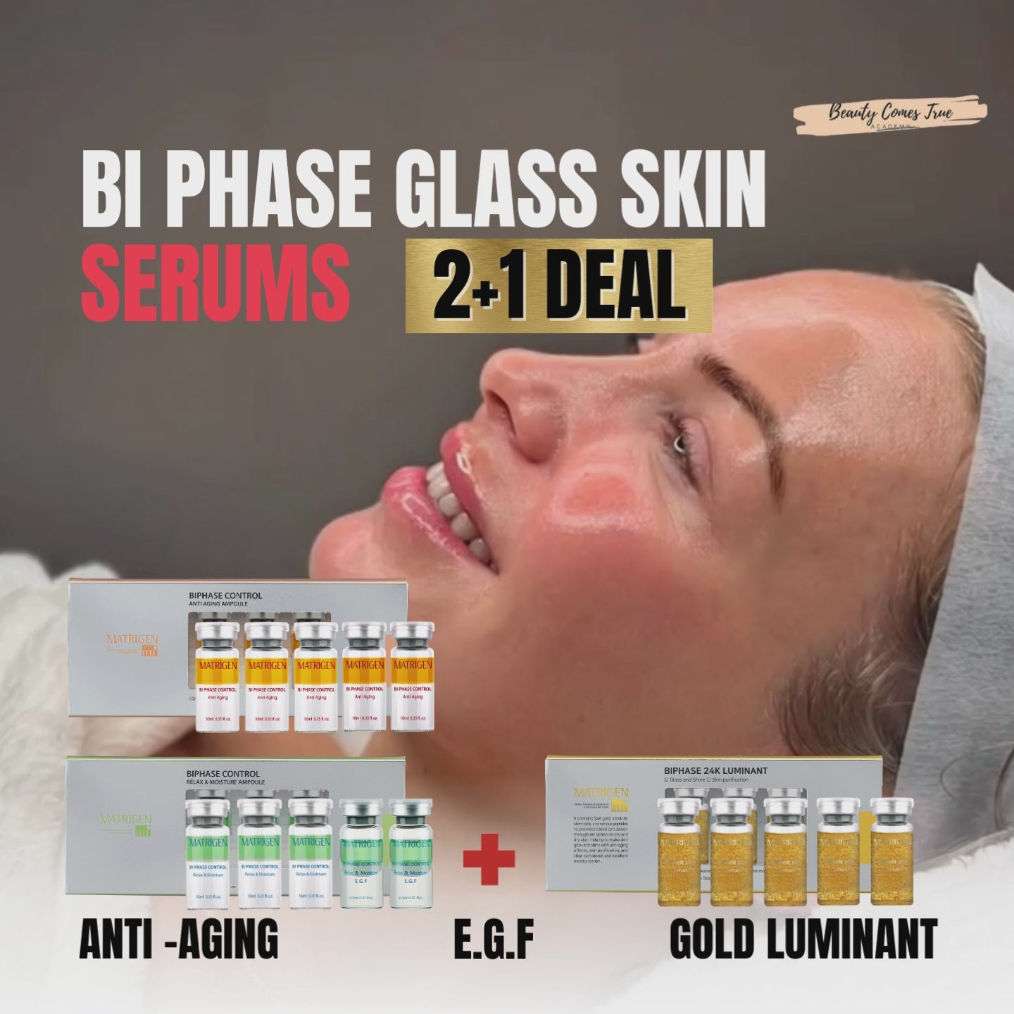 Load video: 2+1 bi phase Glass skin serums