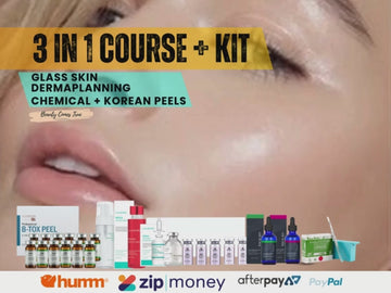 3 in 1 Glass skin, Dermaplanning & chemical peel kit (1 left)