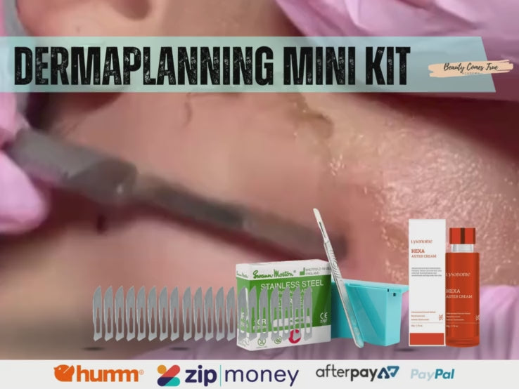 Load video: Dermaplanning mini kit