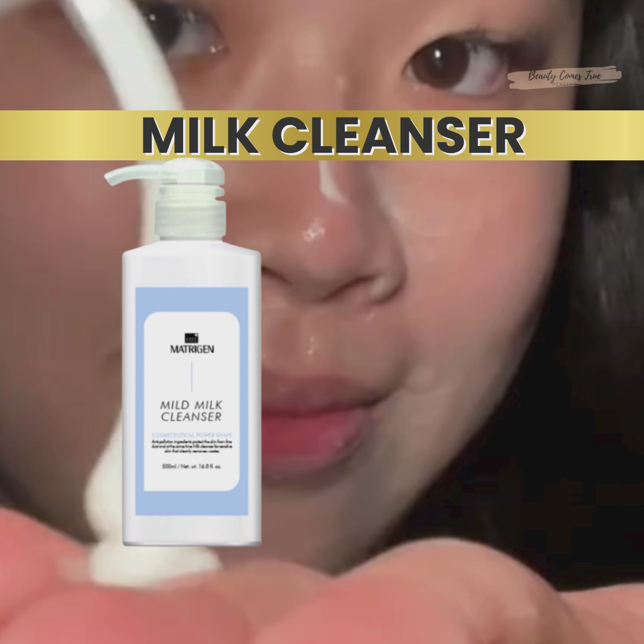 Load video: Matrigen Milk Cleanser 500 ml