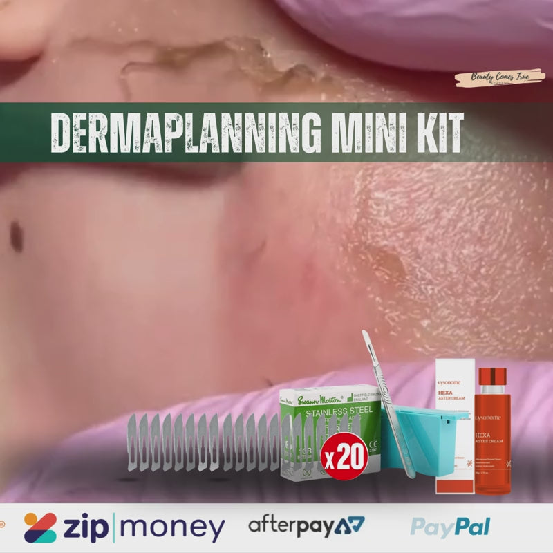 Load video: Dermaplanning mini kit