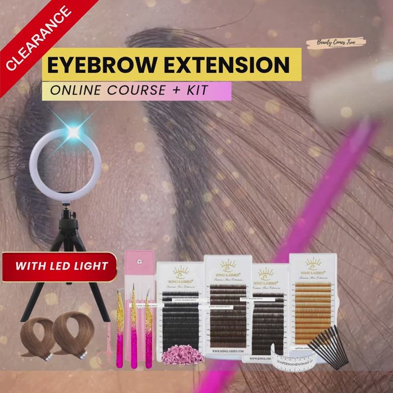 Load video: Eyebrow extension kit  only (clearance)