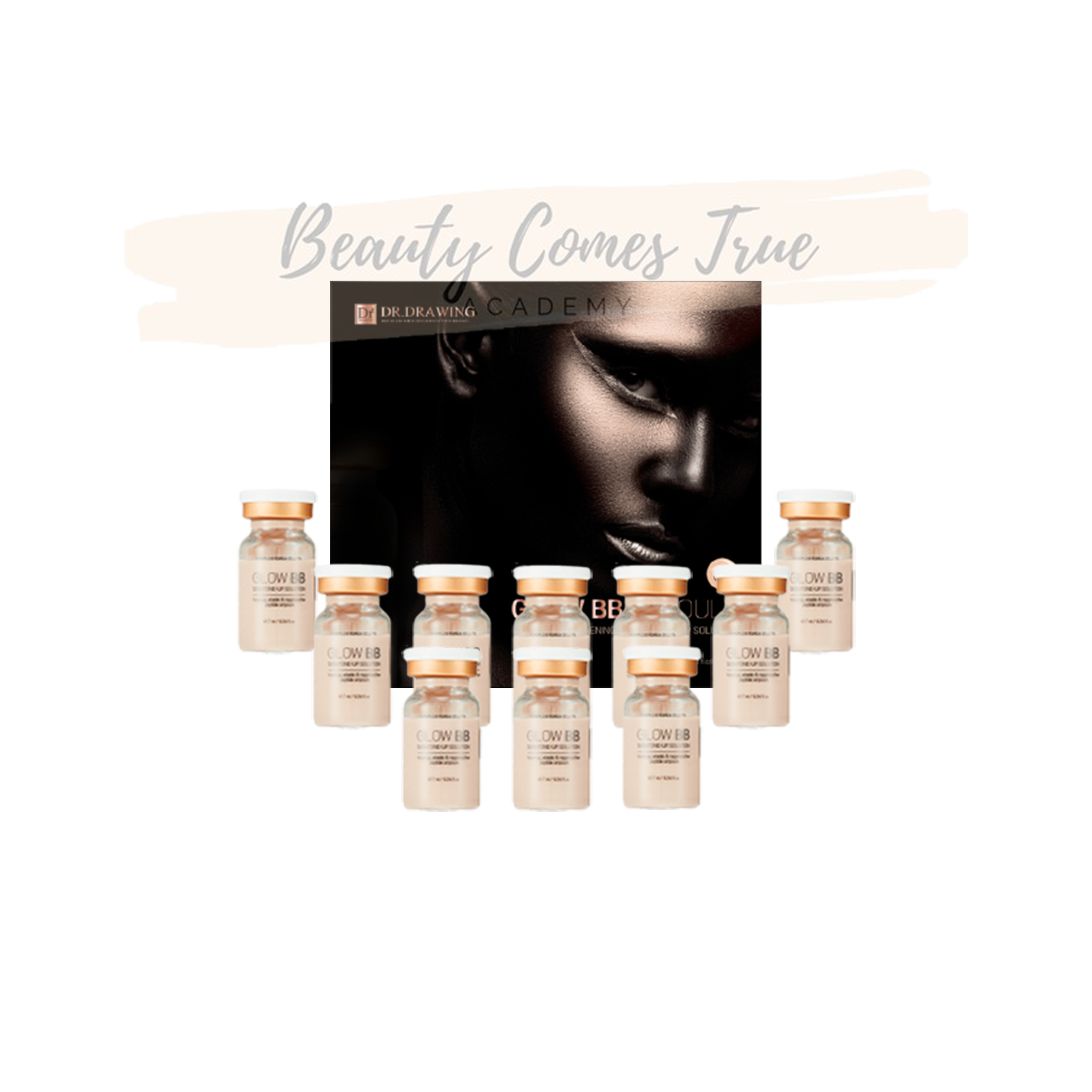 BB Glow Serum Ivory 7ml x 10 bottles No.21 - Beauty Comes True Academy
