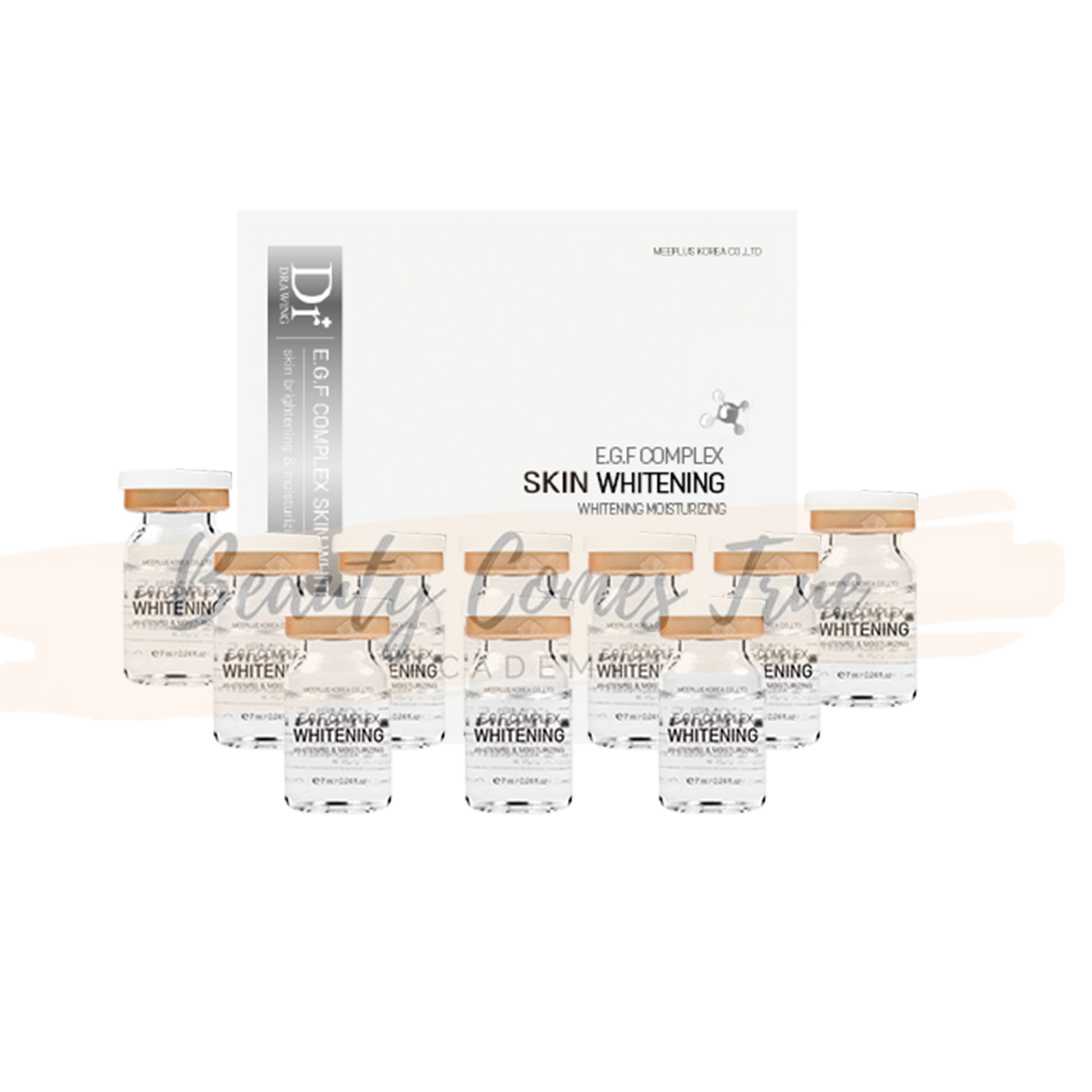 Skin whitening 7ml x 10 bottles serum - Beauty Comes True Academy