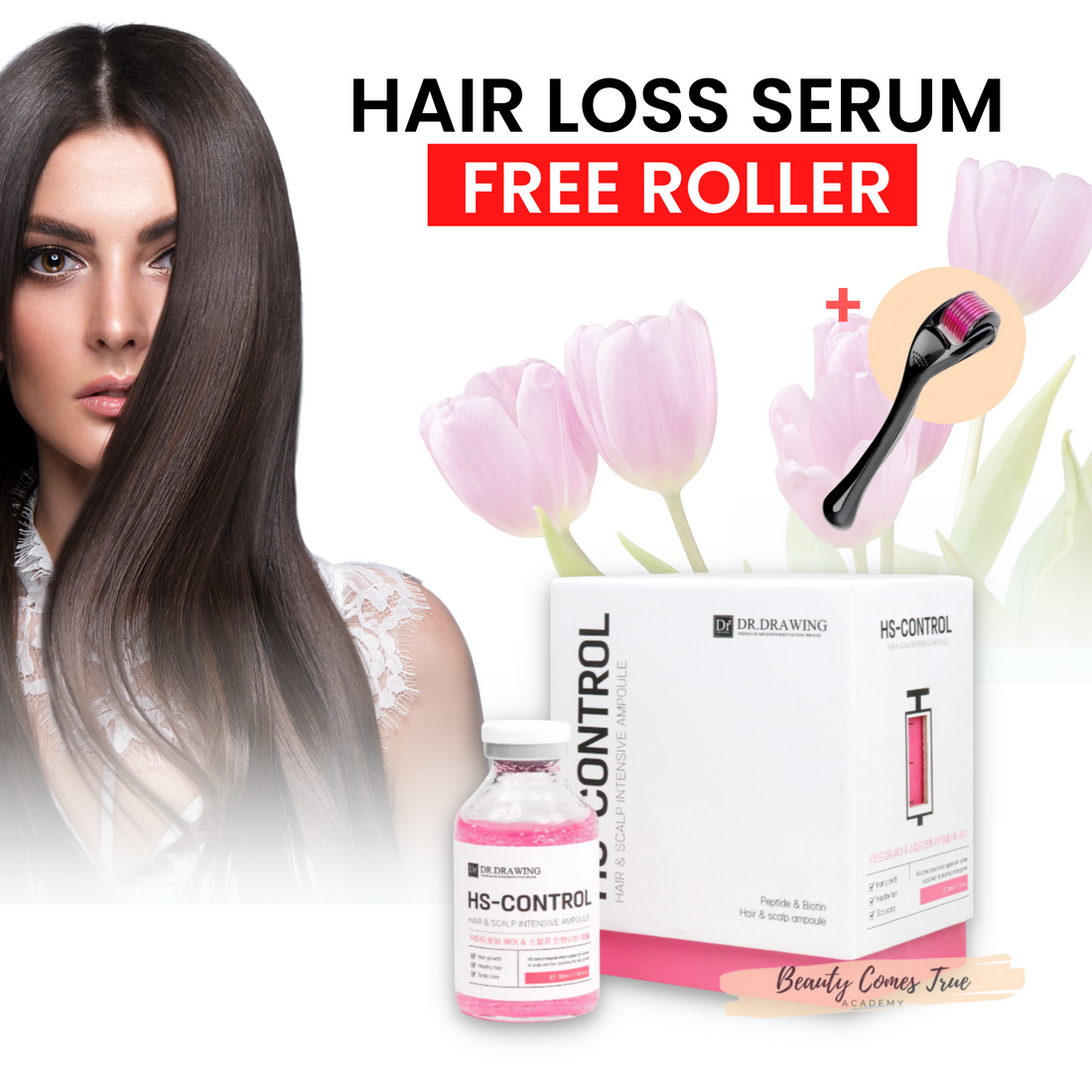 Hair Loss Serum + Free Roller