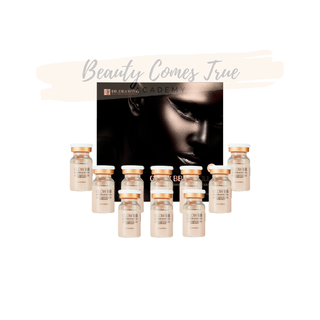 BB Glow Serum Ivory 7ml x 10 bottles No.21 - Beauty Comes True Academy