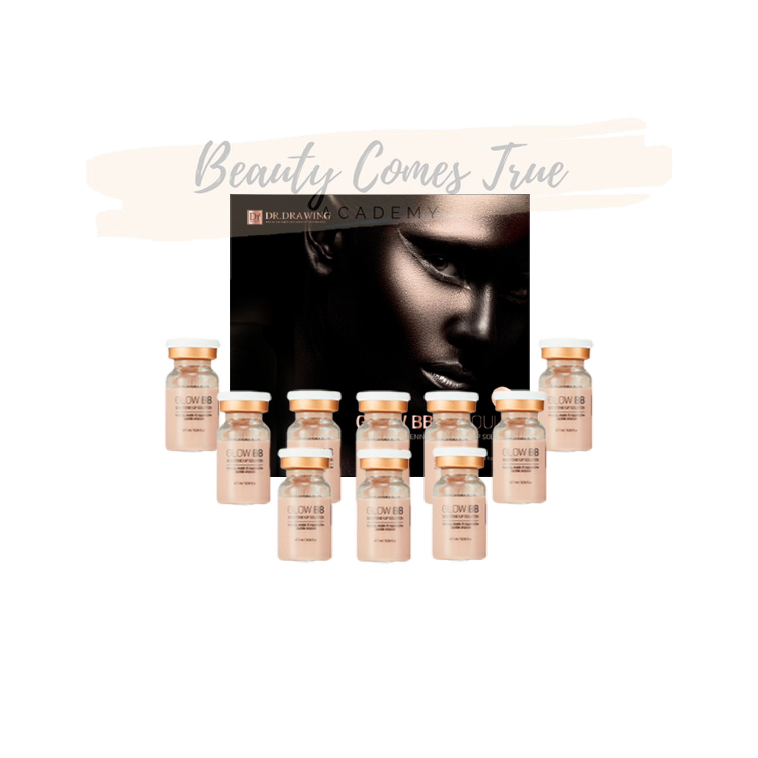 BB Glow Serum Vanilla 7ml x 10 bottles No.23 - Beauty Comes True Academy