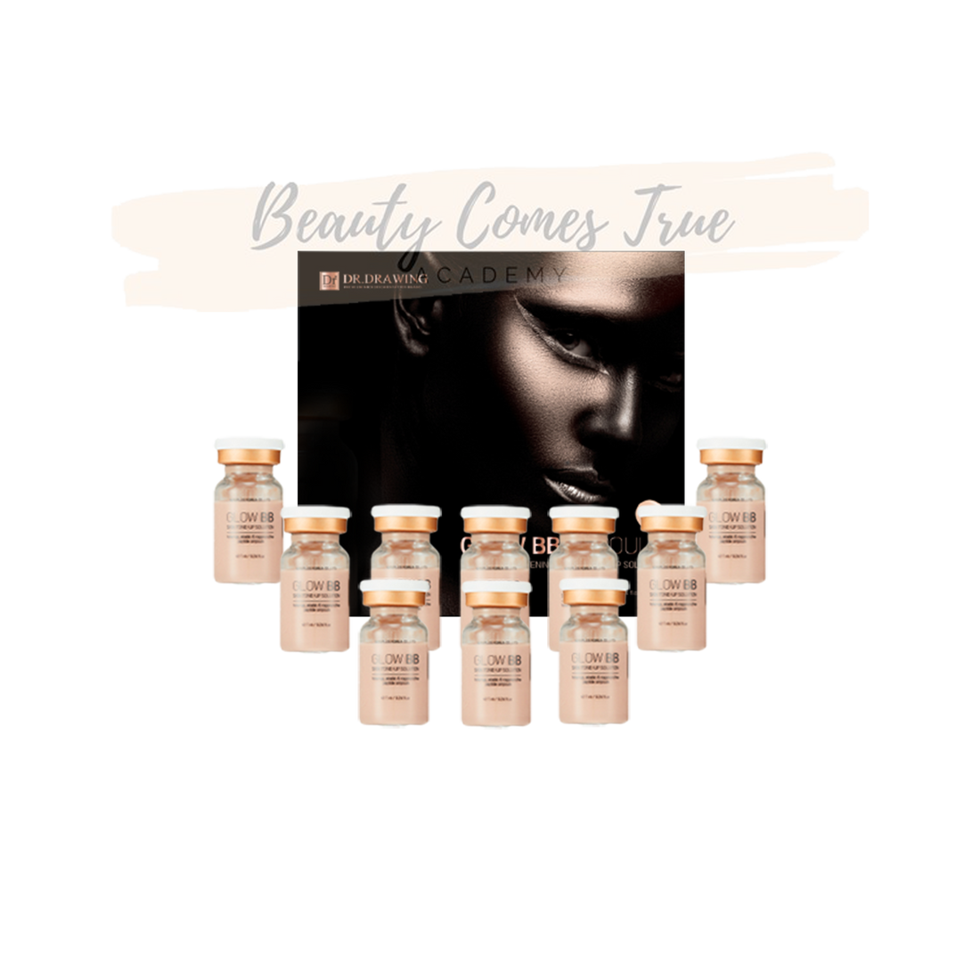 BB Glow Serum Vanilla 7ml x 10 bottles No.23 - Beauty Comes True Academy